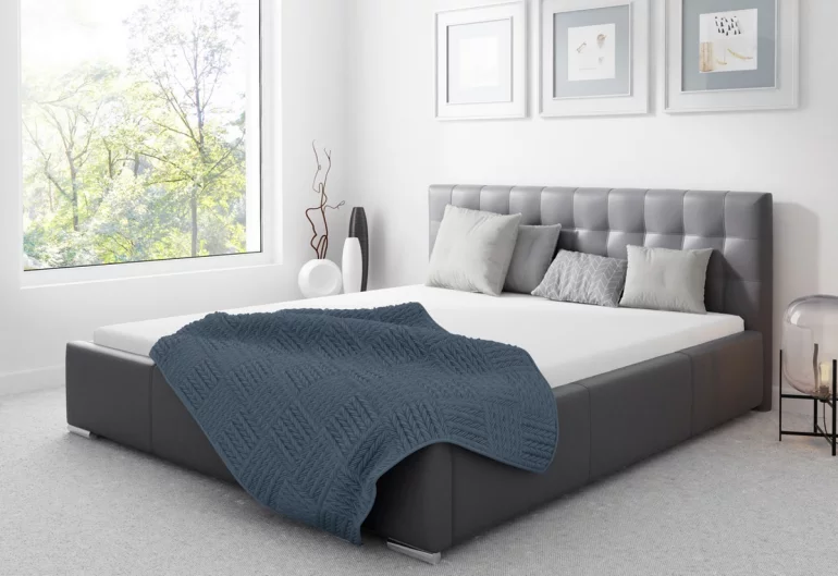 Čalúnená posteľ STEIN s matracom, 120x200