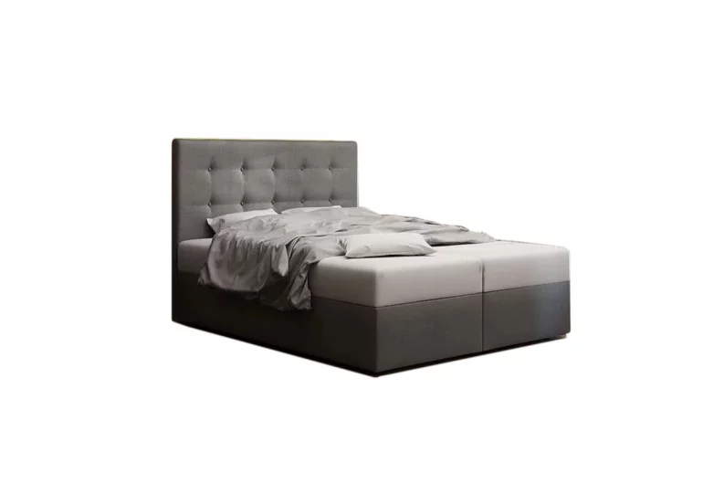 Čalúnená posteľ DOUBLE 1 + úložný priestor + matrac