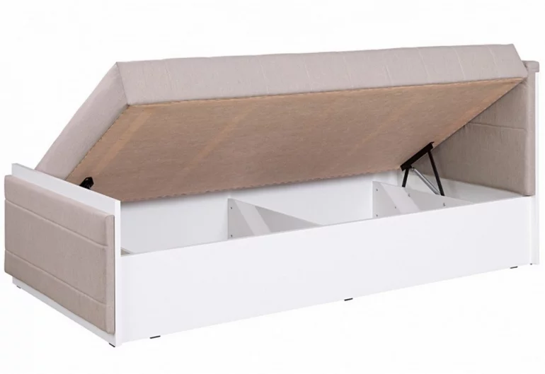 Čalúnená jednolôžková posteľ DITA P1 + úložný priestor