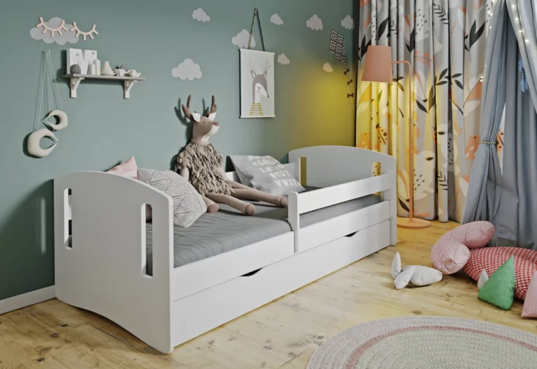 Detská posteľ MAGIC 2 + matrac + úložný priestor