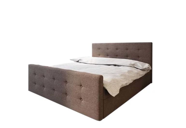 Čalúnená posteľ BAILANDO 1 + rošt + matrac, 180x200, Cosmic 800