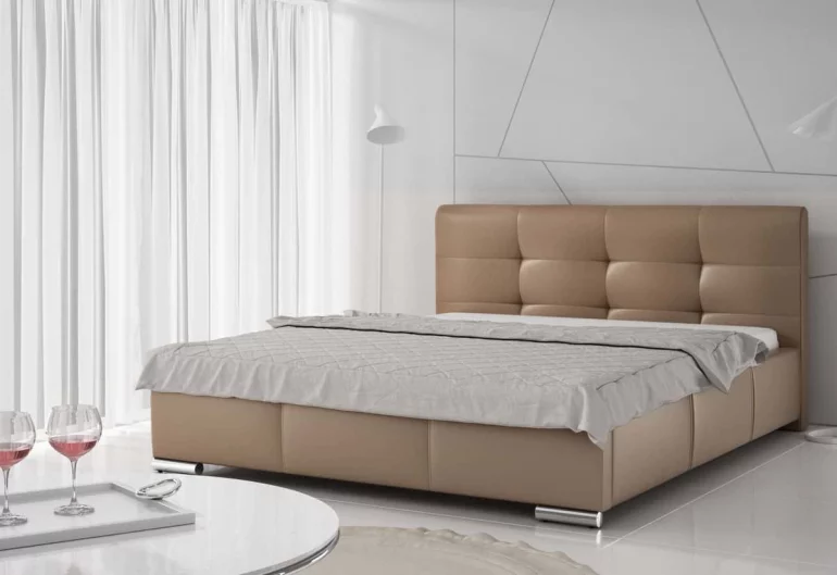 Čalúnená posteľ ZILA + úložný priestor + rošt
