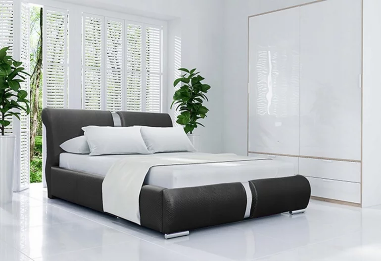 Čalúnená posteľ PITO + úložný priestor + rošt