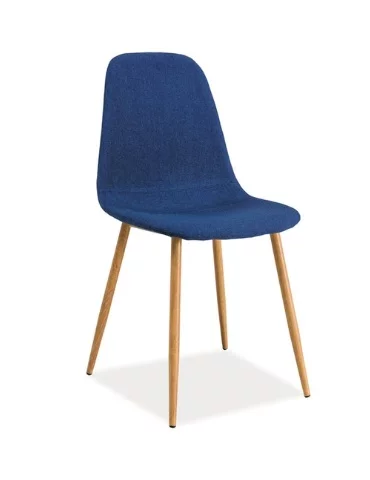 Židle RAVEN, 86x44x39, námořnická modrá tap.47