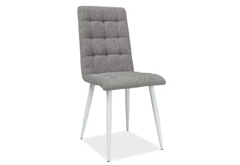 Jedálenská stolička OLO, 94x44x39, sivá/biela