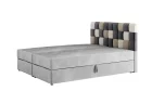 Čalúnená posteľ boxspring APPLE + úložný priestor + matrac + rošt