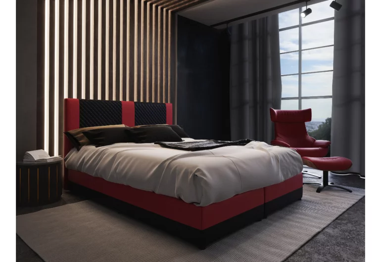 Čalúnená posteľ PIERROT + úložný priestor