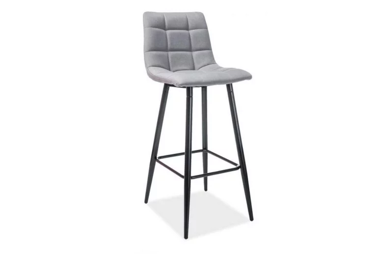 Barová stolička SKARP, 42x103x34, sivá