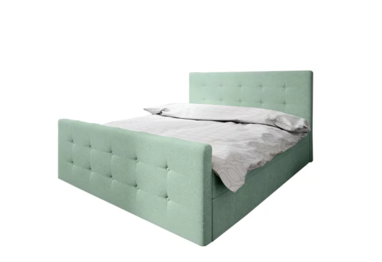 Čalúnená posteľ BAILANDO 1 + úložný priestor + matrac + rošt